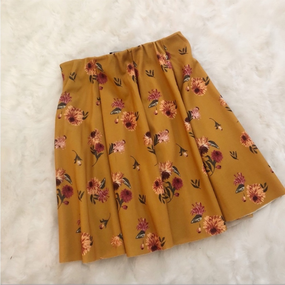 Zara floral skirt